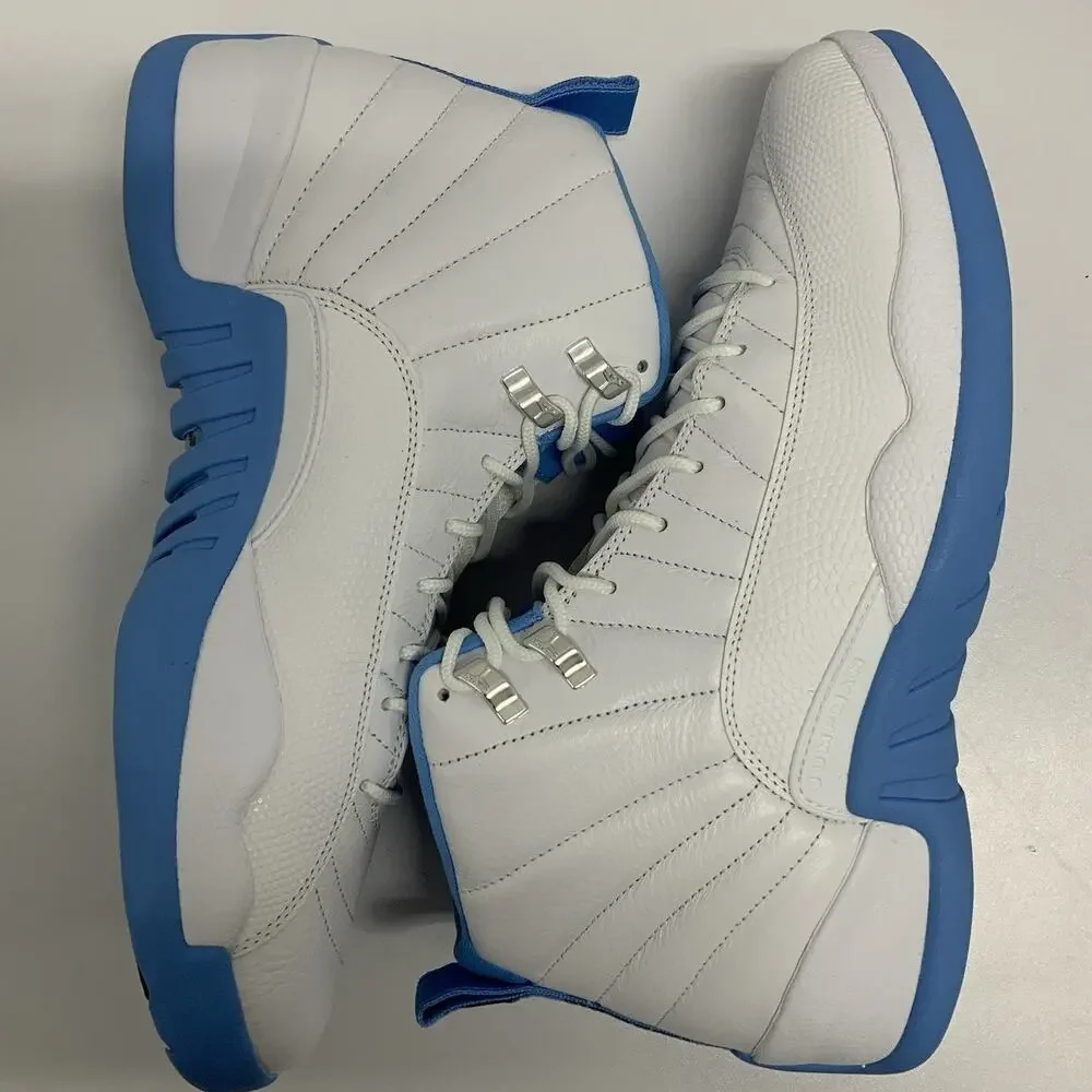 Air Jordan 12 Retro Melo 2025 CT8013 112 Size 9 Men White University Blue UNC